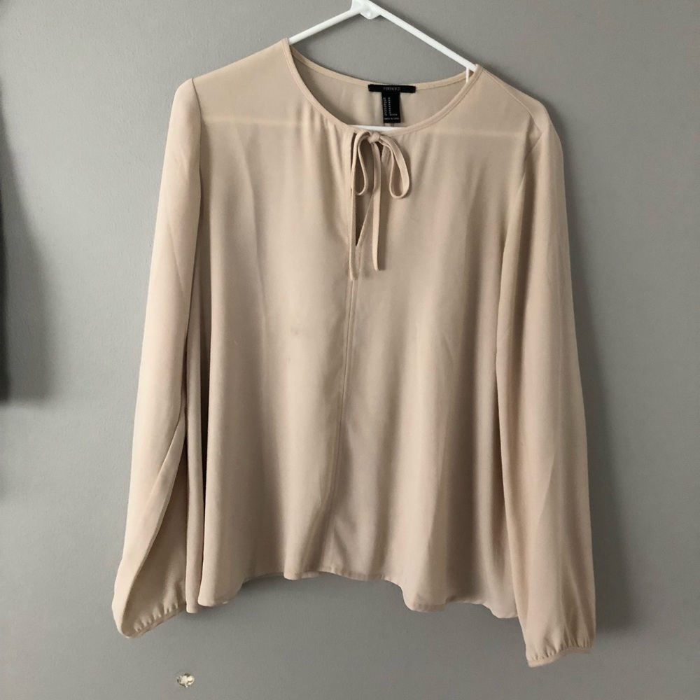 Pink tie blouse :)
